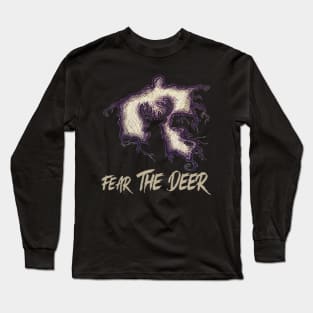 Fear The-Deerfunny gift for Milwaukee Basketball Buck Long Sleeve T-Shirt